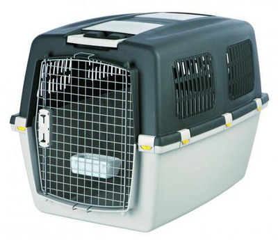 Транспортный бокс Gulliver 7, L: 73 x 75 x 104 см, светло-серый/тёмно-серый, до 50 кг, Trixie