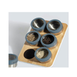 Набор емкостей для специй «O'lala» 6шт на подставке 23*16см