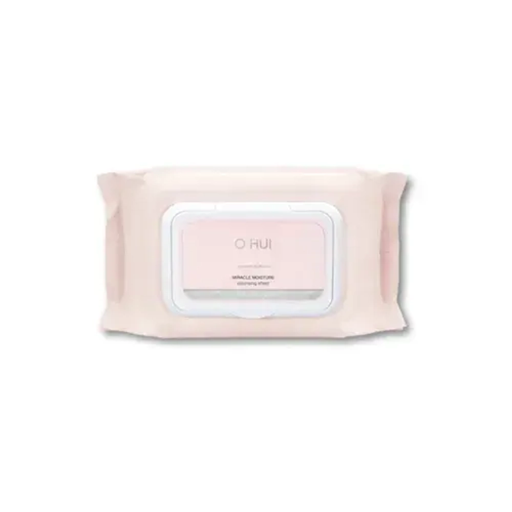 O HUI Miracle Moisture Cleansing Очищающие салфетки для демакияжа с успок. действием, 60шт