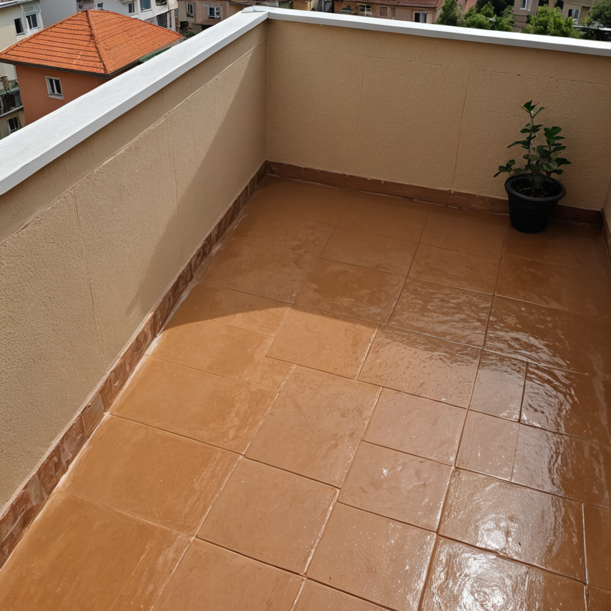 Гидроизоляция балкона под плитку: пошаговая инструкция.