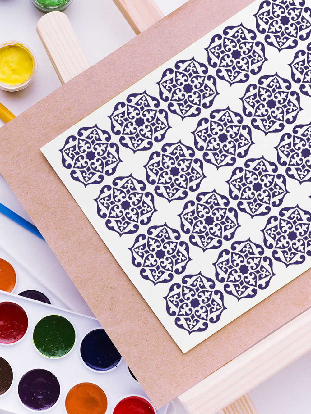 Трафарет для скрапбукинга из пластика многоразовый 018