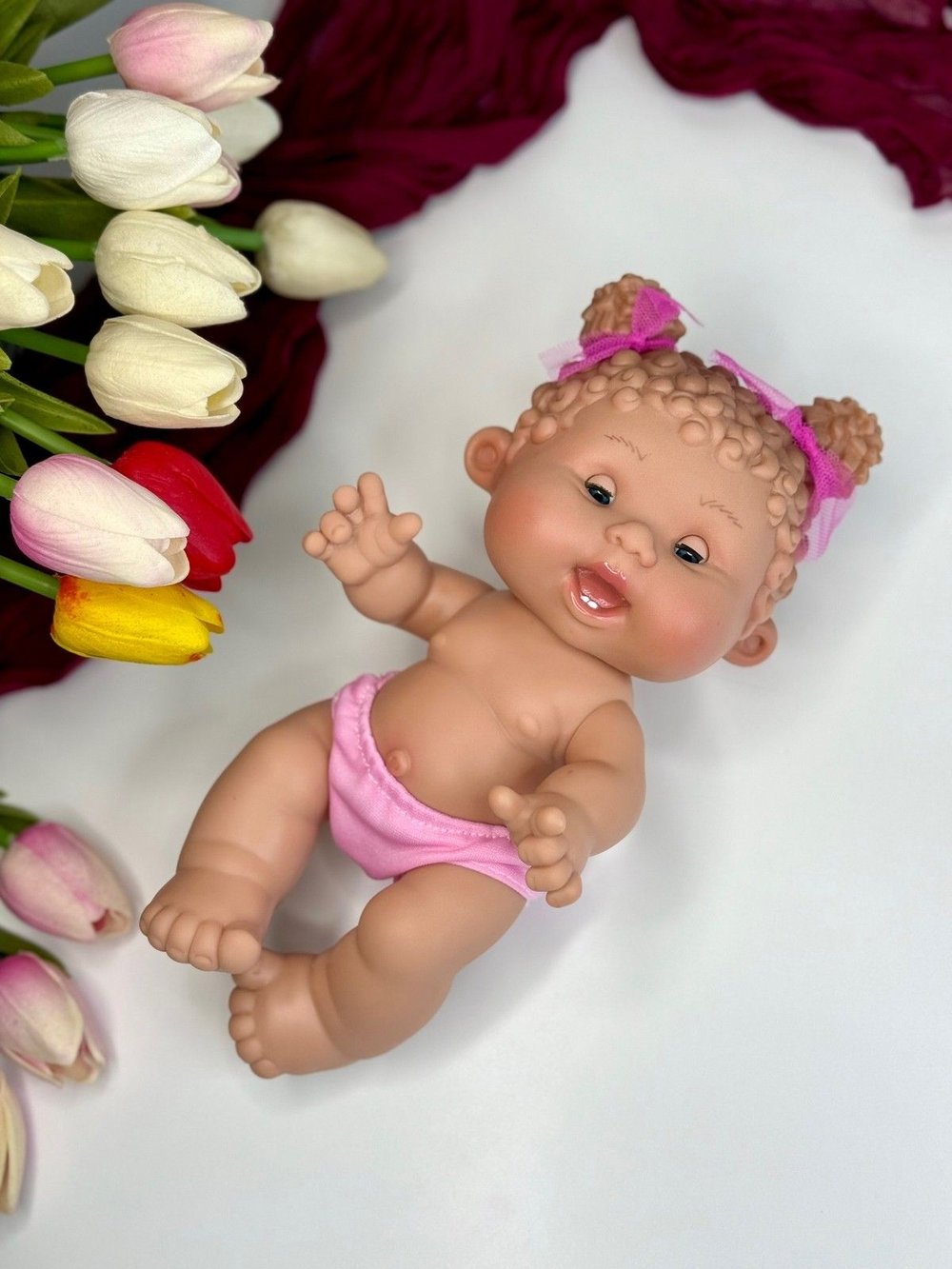 Пупс Nines 26см PEPOTE с закрывающими глазками (N814G)