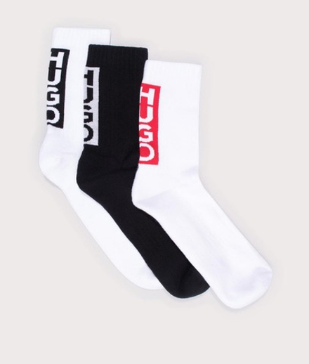 Носки (3 пары) мужские HUGO 3P QS BACK LABEL CC