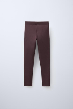 ZARA НАБОР ИЗ ТРЕХ ОДНОТОННЫХ ЛЕГИНСОВ, РАЗНОЦВЕТНЫЙ