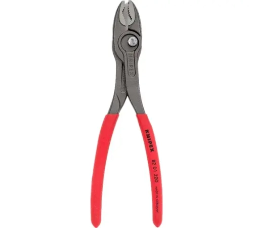 KNIPEX TwinGrip клещи захватные, 4 - 22 мм, чернённые, длина 200 мм, обливные рукоятки
