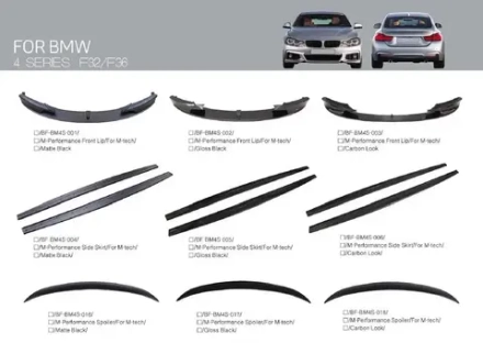 Элементы обвеса для BMW 4 серии F32 | F36 в стиле М-пакета БМВ