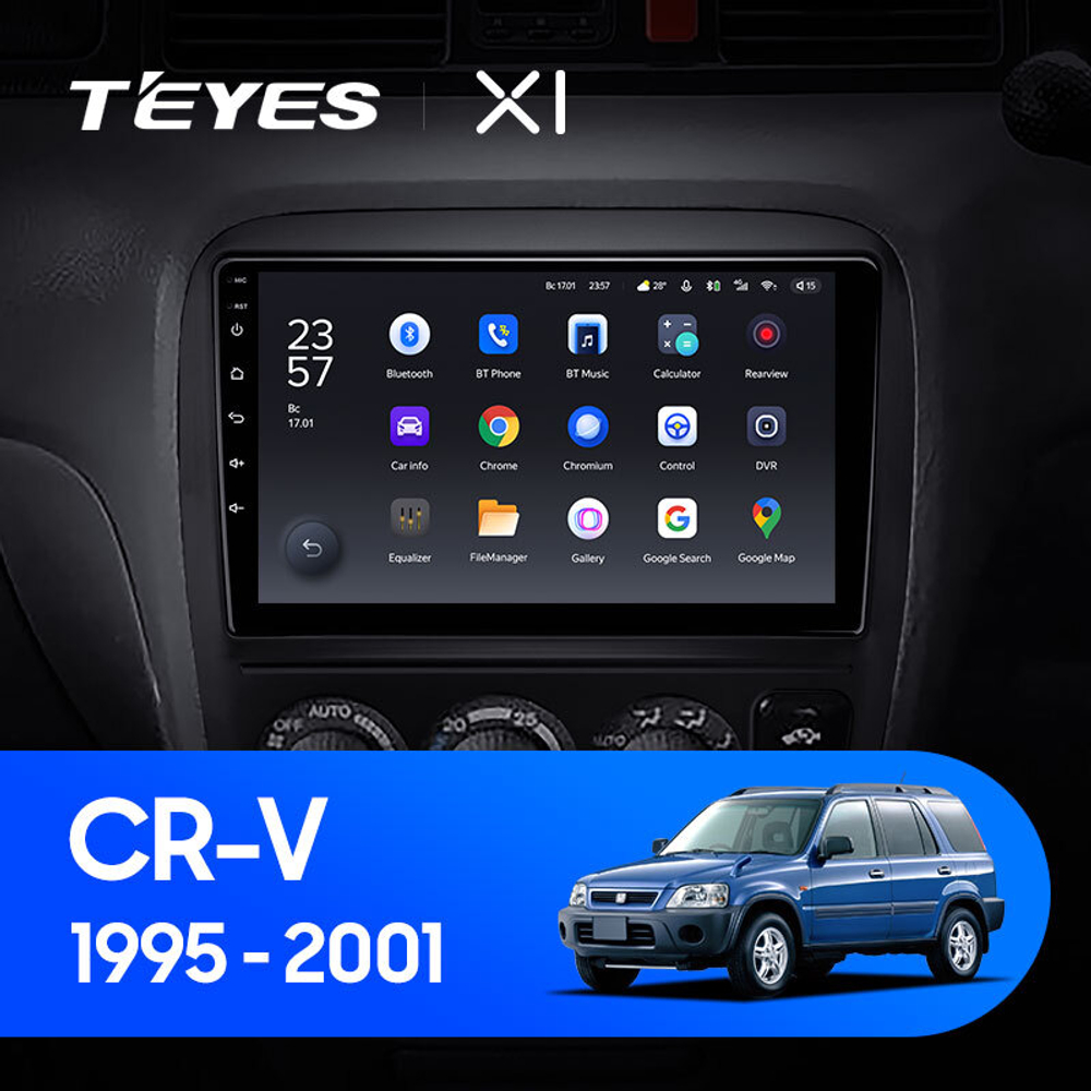 Teyes X1 9" для Honda CR-V 1995-2001