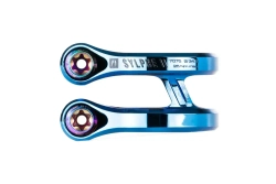 Зажим Ethic sylphe double clamp V2 34.9 chrome blue