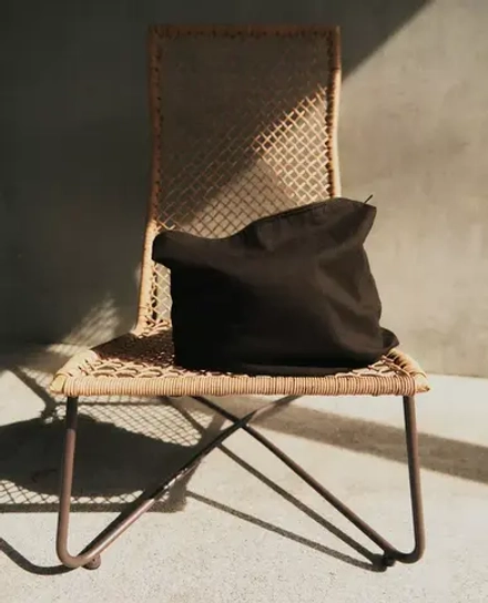 ZARA HOME ПЛЯЖНАЯ КОСМЕТИЧКА, КОРИЧНЕВЫЙ