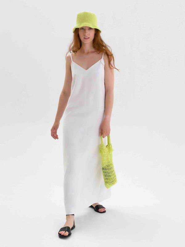 Платье-комбинация Белое - фото 7