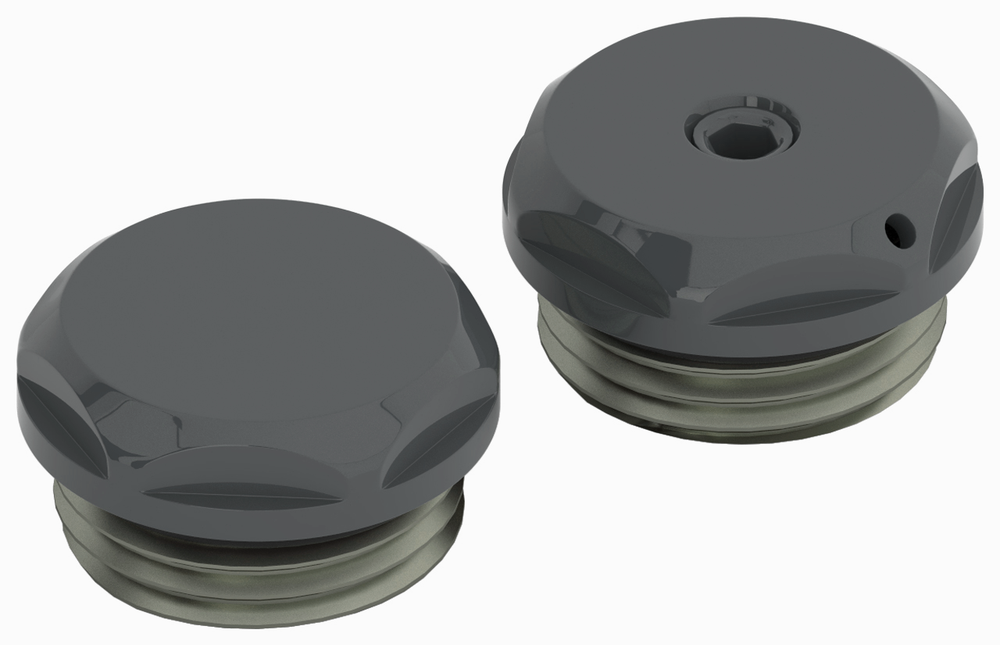 Спускной клапан с заглушкой Сунержа d 25 мм  (G 1/2" НР)