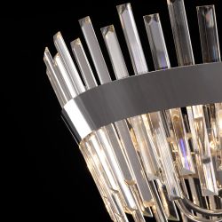 Citilux Вестерос CL307180 Люстра хрустальная потолочная Хром