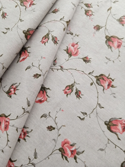 Ткань бязь плательная, рис. "Розы", ширина 150 см, арт. 215