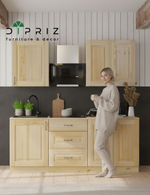 Кухонный модуль 40х60х85, Стокгольм Натур, напольный, массив сосны, лак, Dipriz