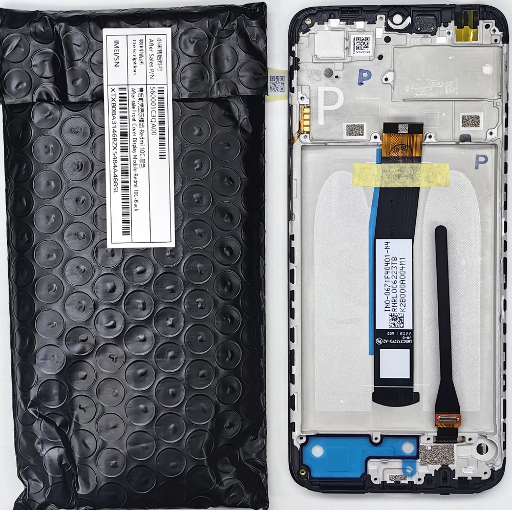 Дисплей Xiaomi Redmi Poco C40 с рамкой (ORG)