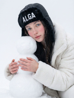 ALGA x Rubin Шапка-ушанка с отделкой из эко-меха