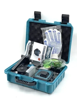 Лазерный уровень нивелир строительный 4D BRIKO 4D, Зеленый луч / 16 линии