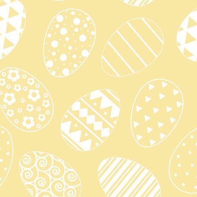 пасхальные яйца с разными узорами