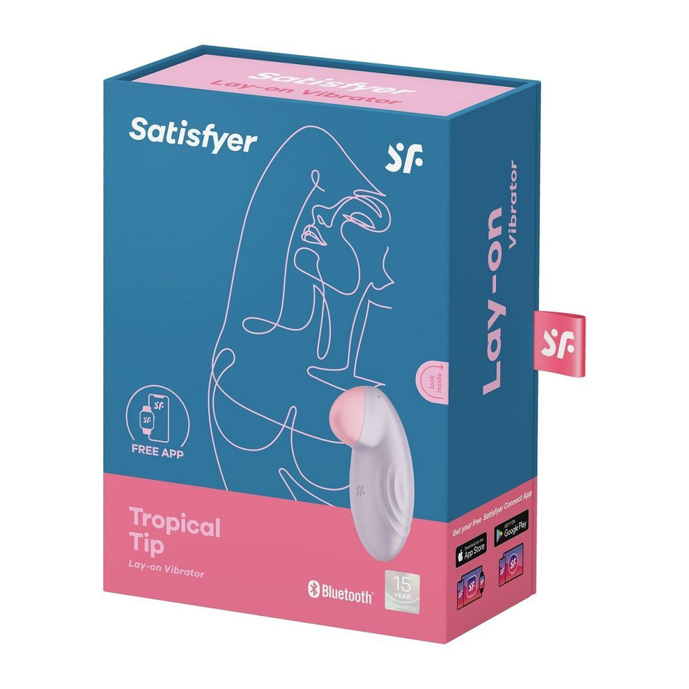 Клиторальный стимулятор Satisfyer Tropical Tip, гибкий кончик, 8.5 см