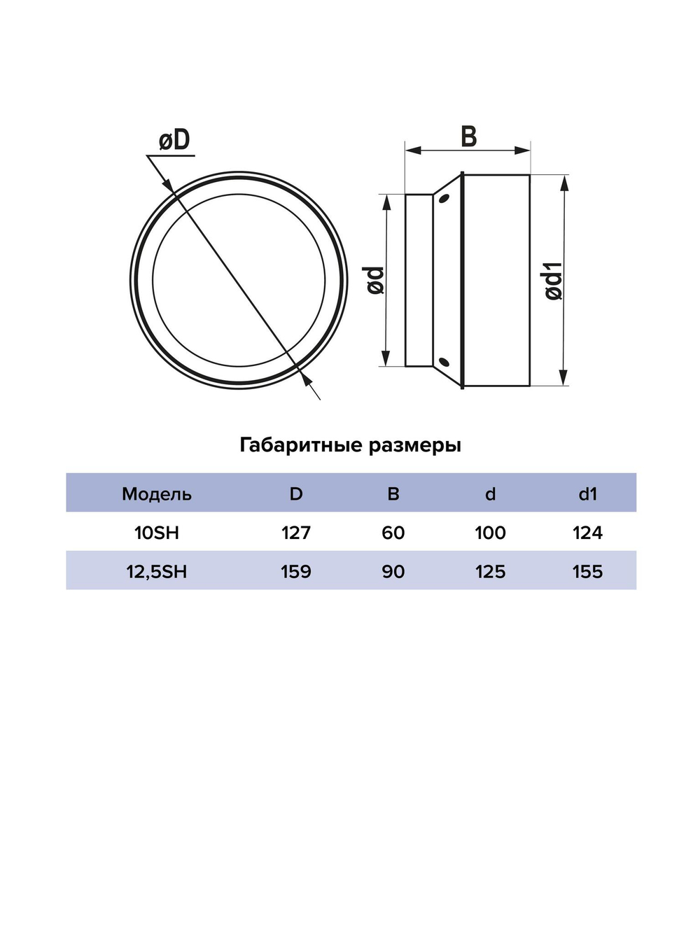 Решетка вентиляционная SH 60х204 сетка разъемная на магнитах D100 ERA