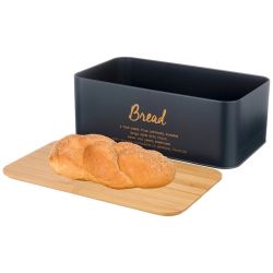 НАБОР ХЛЕБНИЦА 2 в 1 AGNESS "NAVY STYLE" 6 Л 34*18*12,5 СМ, БАНКА ДЛЯ СЫПУЧИХ 1,1 Л 10*10*14 СМ 3 ШТ