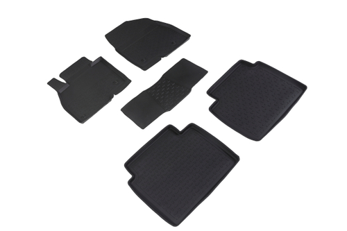 Резиновые коврики с высоким бортом для Mazda 6 2012-н.в., Seintex.83982