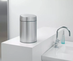 Brabantia - Контейнер для мусора Slide Bin 5л, матовая сталь / артикул   477546  / GTIN 8710755477546