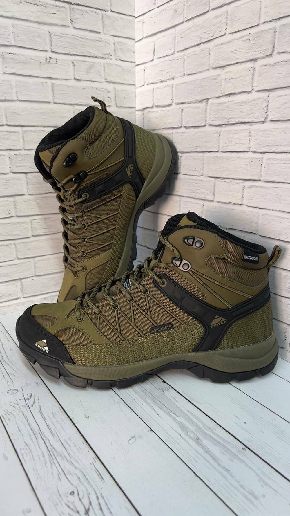 Ботинки Editex Highlander олива