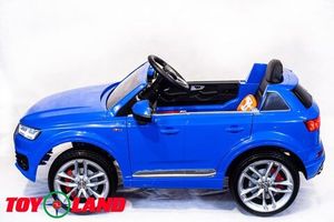 Детский электромобиль Toyland Audi Q7 синий