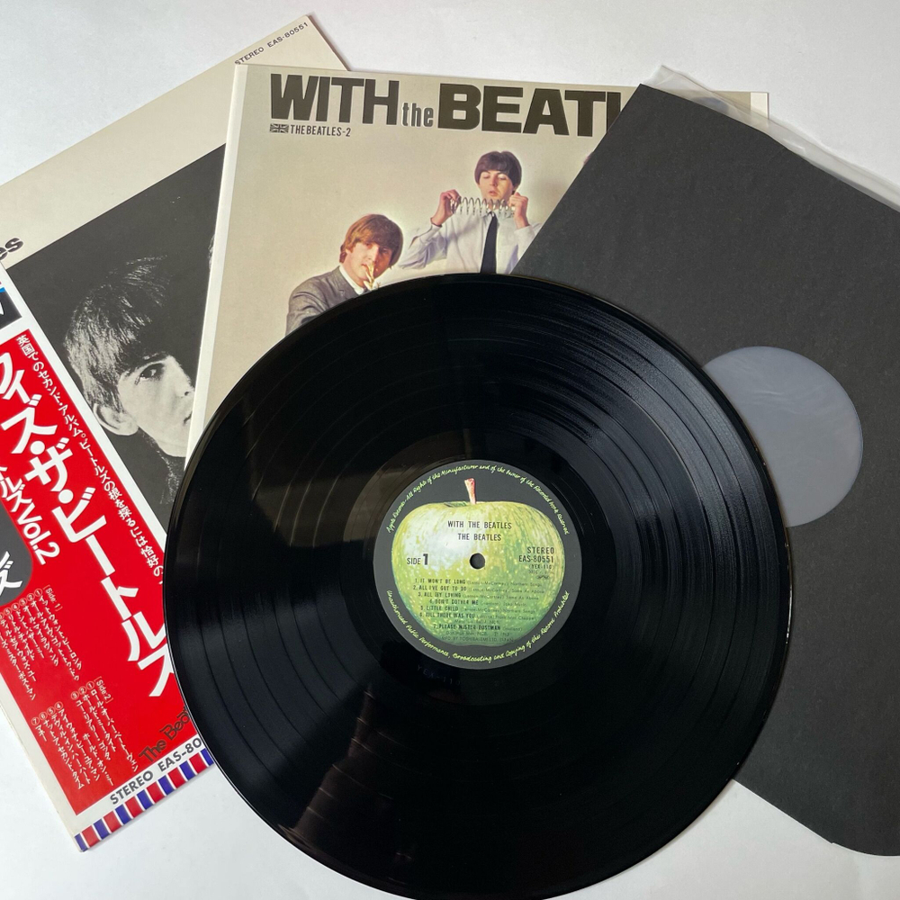 Винтажная виниловая пластинка LP With The Beatles (Japan 1976) (Obi)
