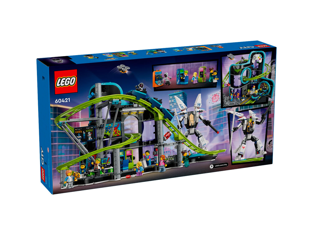 Конструктор LEGO City 60421 Парк аттракционов: Мир роботов