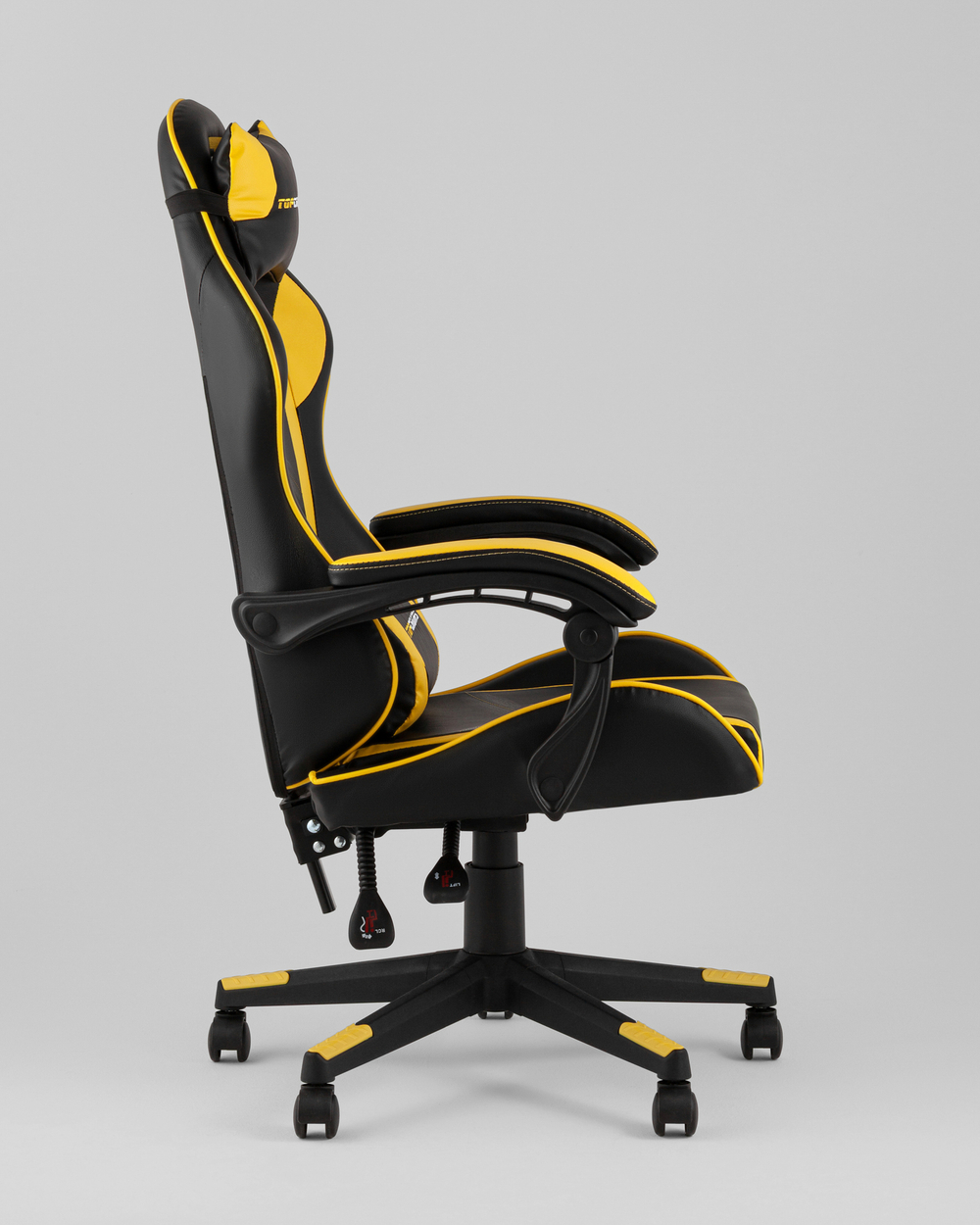 Кресло спортивное TopChairs Shadow черно-желтый