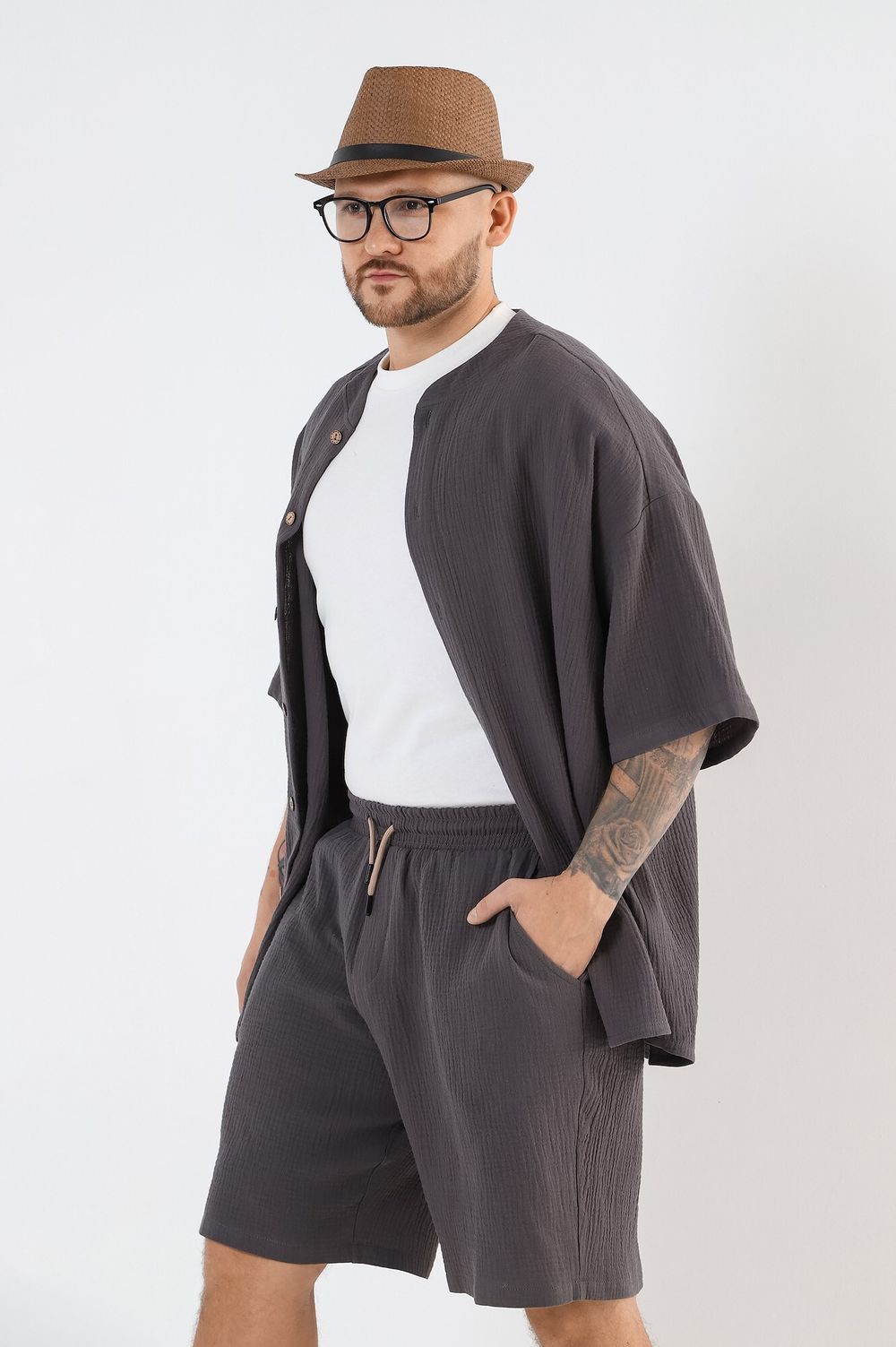 Костюм мужской Круиз-4 Виотекс СЕРЫЙ