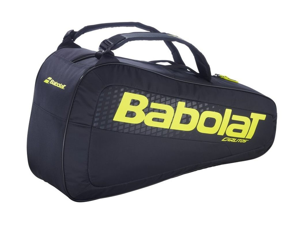 Теннисная сумка Babolat Carlitos Junior Bag - black/yellow/dark forest