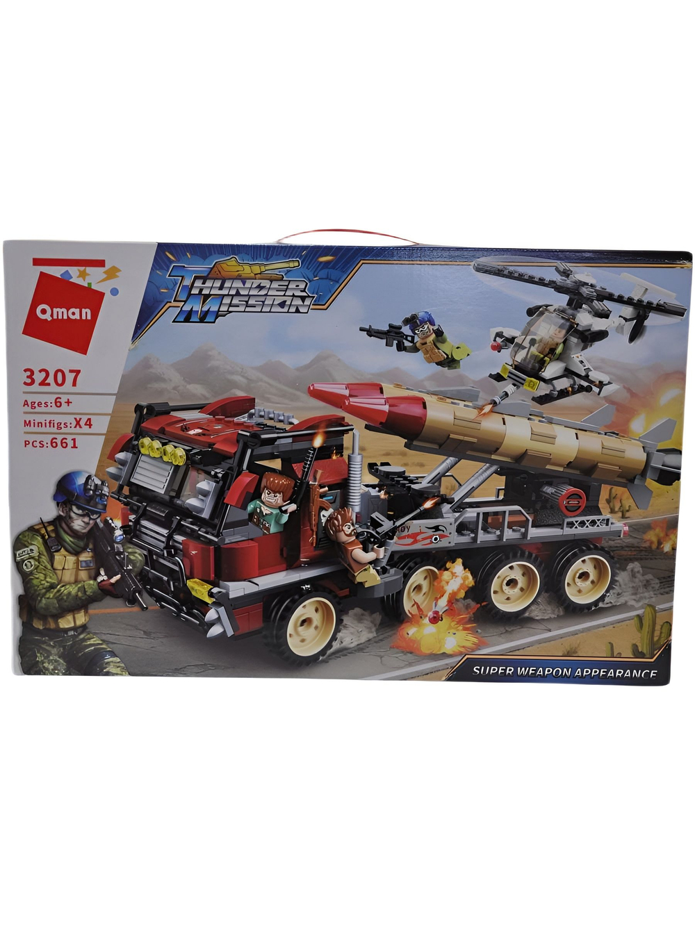 Конструктор "Ракетная установка" 661 дет.