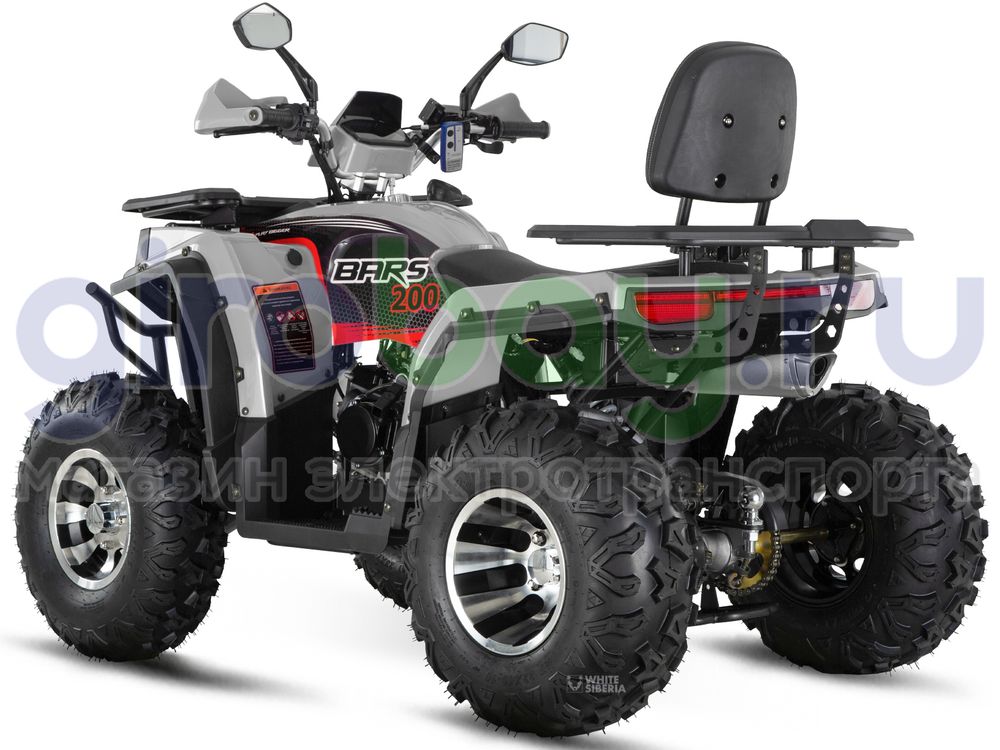 Бензиновый квадроцикл WHITE SIBERIA BARS 200CC PRO (Серый) Бензиновый квадроцикл WHITE SIBERIA BARS 200CC PRO (Серый) фото №6