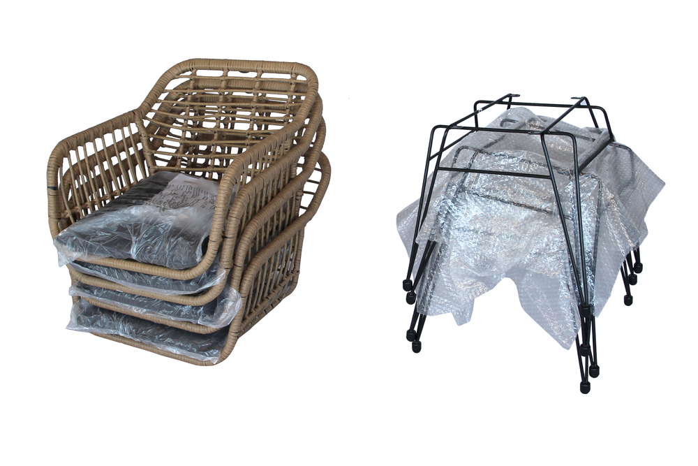 Стул Адриан арт.GS006-G, бежевый серый "Garden story"