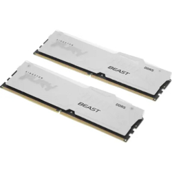 Оперативная память Kingston 64GB 5600MT / s DDR5 CL40 DIMM (Kit of 2) FURY Beast White RGB XMP KF556C40BWAK2-64