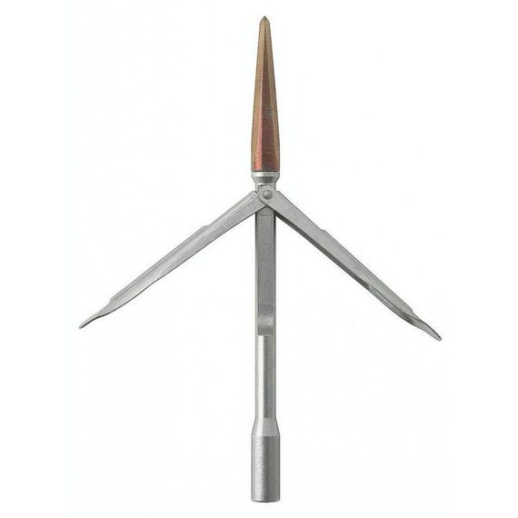 Наконечник Salvimar Martin из нерж. стали со съемным 3-х гранным бойком