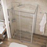 Душевой уголок Grossman Galaxy 120х90 120.K33.01.1290.10.02 стекло шиншилла/профиль хром