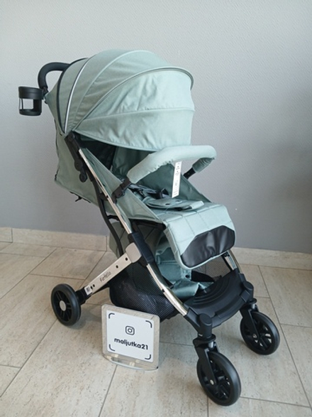 Kоляска детская прогулочная Farfello Comfy Go Comfort (Khaki Chrome/Хаки CG-117)