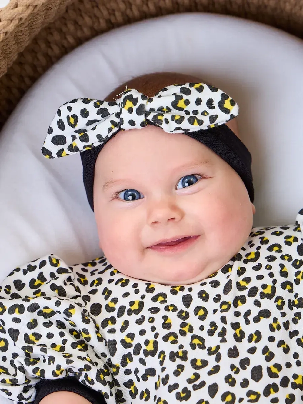 Платье-боди детское леопардовое