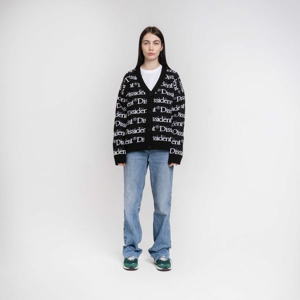 Кардиган Logo Pattern Черный - фото 3