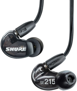 Shure SE215-K (черные) вставные (затычки) наушники
