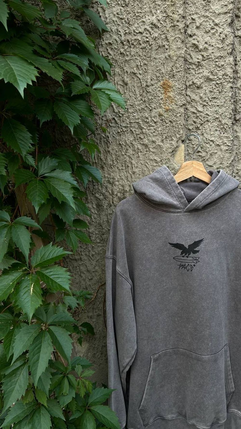 Худи Miracle Apparel Surf Eagle вареный серое