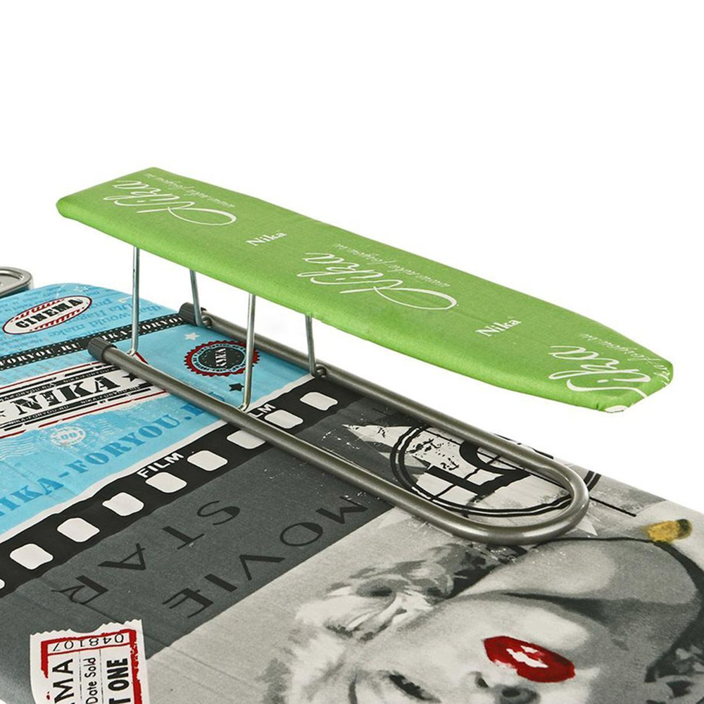 Доска гладильная 122х40 см, подст д/ут, рукав, розет, полк д/бел, удл 2.2 м, Nika, Н9, в асс