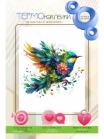 Термонаклейка на одежду, термопринт Птица