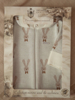 Комбинезон с капюшоном "Зайка", Экрю-бежевый