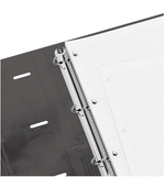 Тетрадь на кольцах А4, 120л., BG "City", картон, матовая ламинация