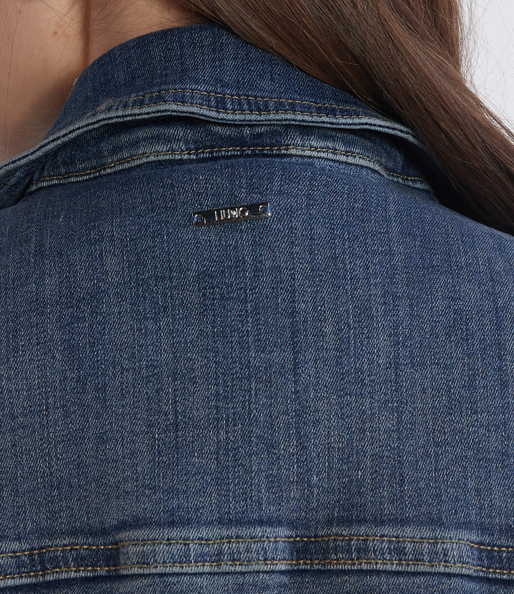 джинсовая куртка Liu Jo - голубой(UF2069 D4391)